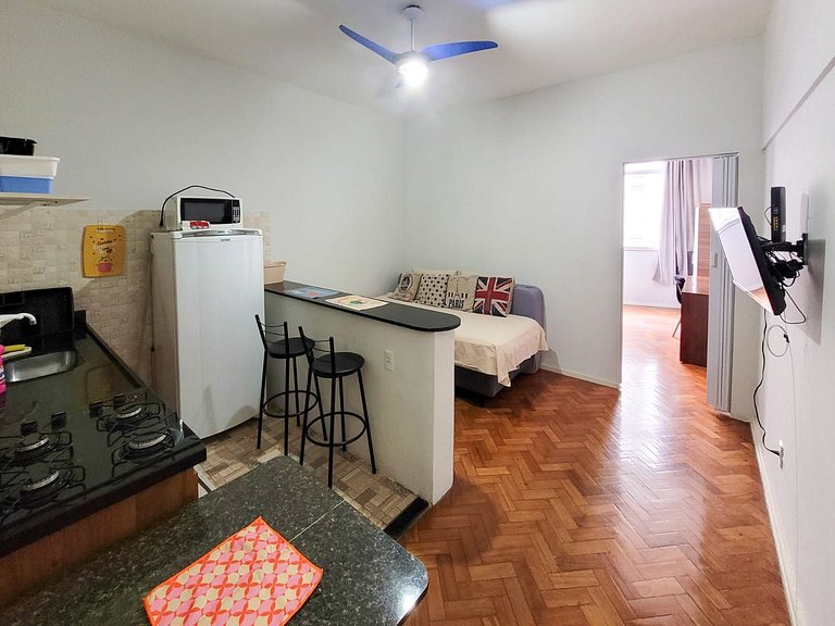 Lta14 Apé de 1 quarto no coraçao de Copacabana