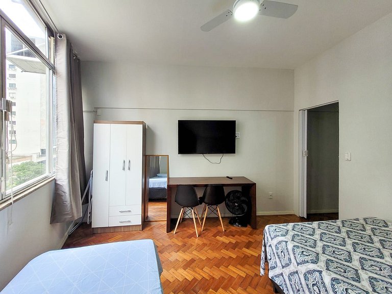 Lta14 Apé de 1 quarto no coraçao de Copacabana