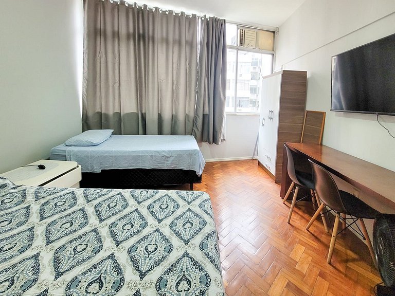 Lta14 Apé de 1 quarto no coraçao de Copacabana
