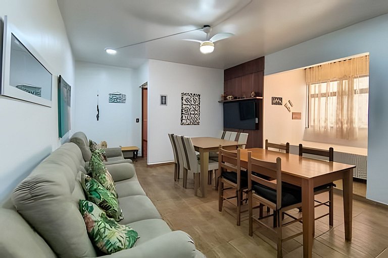 Charmoso apartamento a metros da PRAIA