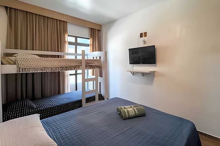 Charmoso apartamento a metros da PRAIA