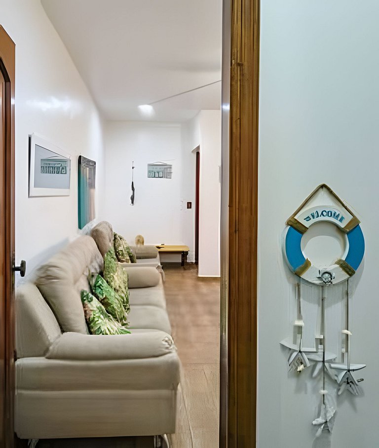 Charmoso apartamento a metros da PRAIA