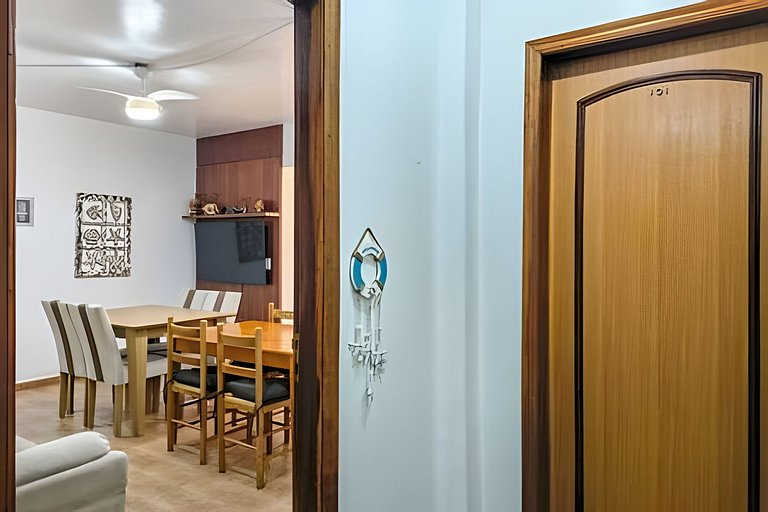 Charmoso apartamento a metros da PRAIA