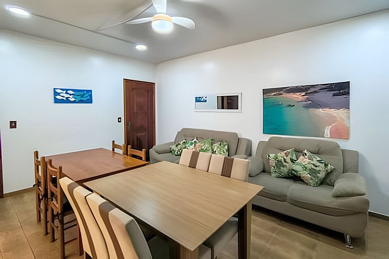 Charmoso apartamento a metros da PRAIA