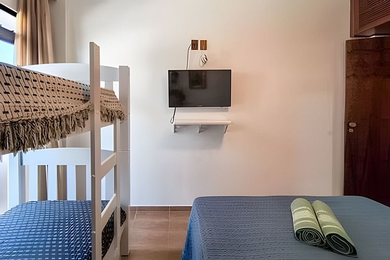 Charmoso apartamento a metros da PRAIA